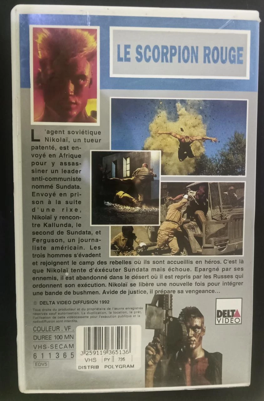 VHS Le Scorpion rouge – Dolph Lundgren – photo 4